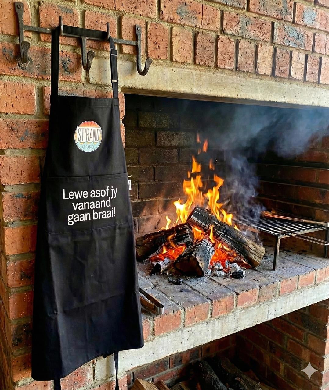 Lewe asof jy vanaand gaan braai Apron!