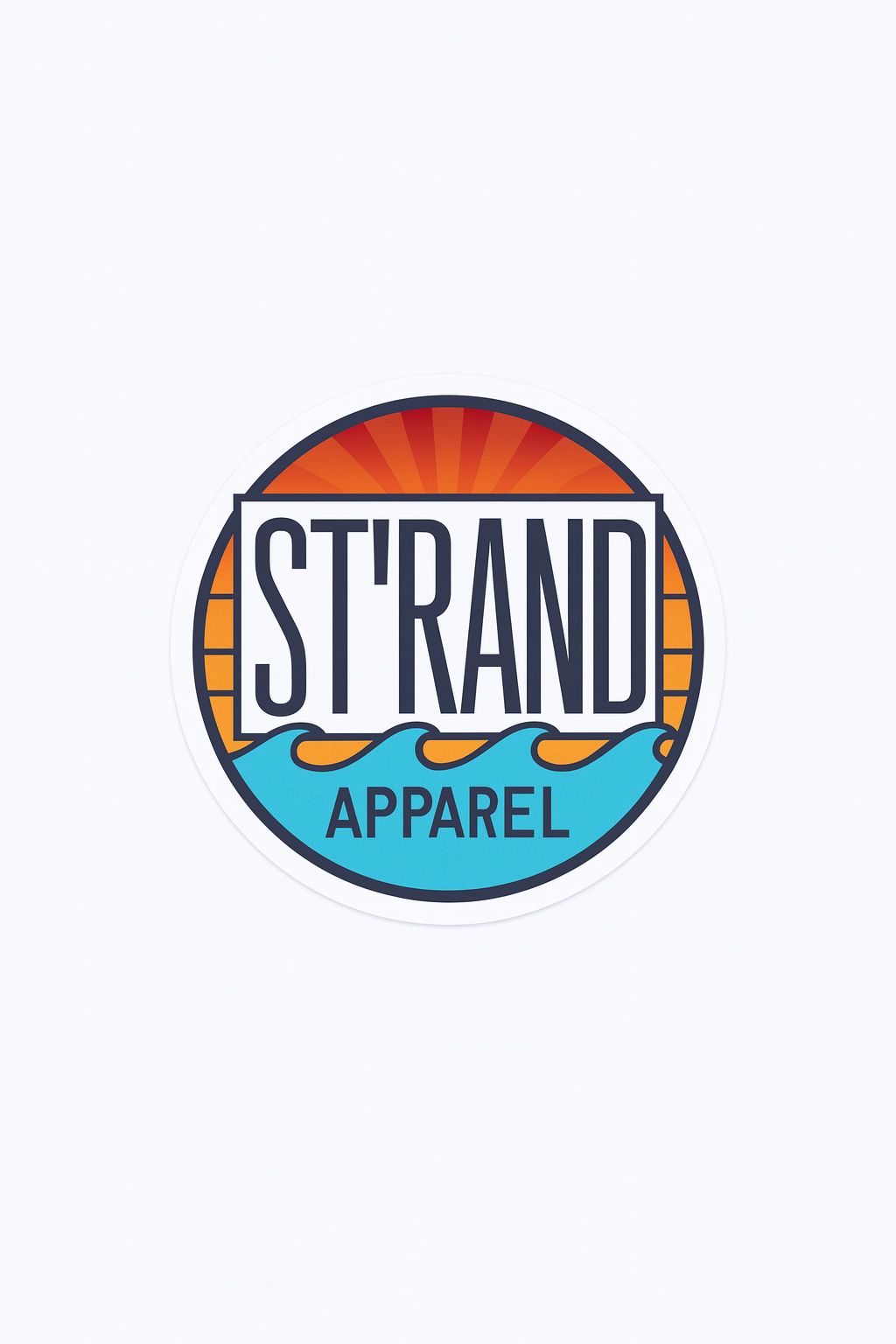 St'Rand Sunset Sticker
